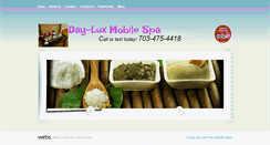 Desktop Screenshot of dayluxmobilespa.com